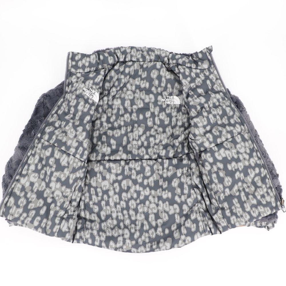 New The North Face Medium 10/12 Youth Girls Mossbud Swirl Jacket Grey - Picture 7 of 16